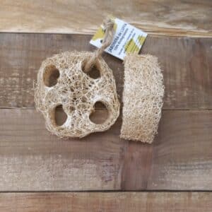 Jabonera de luffa natural